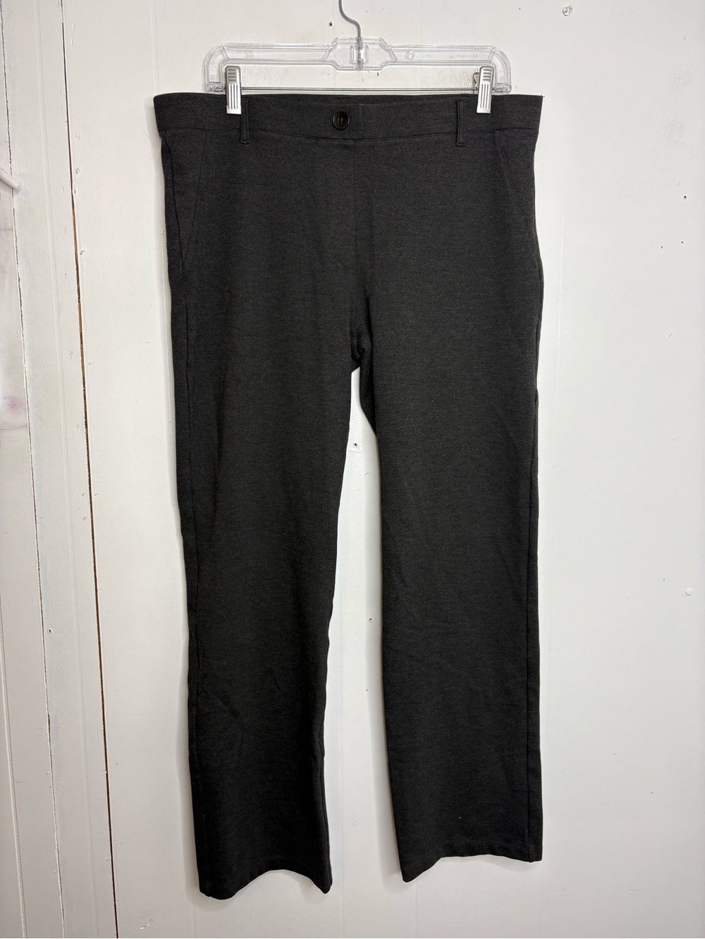 Betabrand Pants Womens XL Petite Yoga Dress Pant Ponte Straight Leg Comfort Work